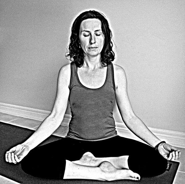 meditation in easy pose